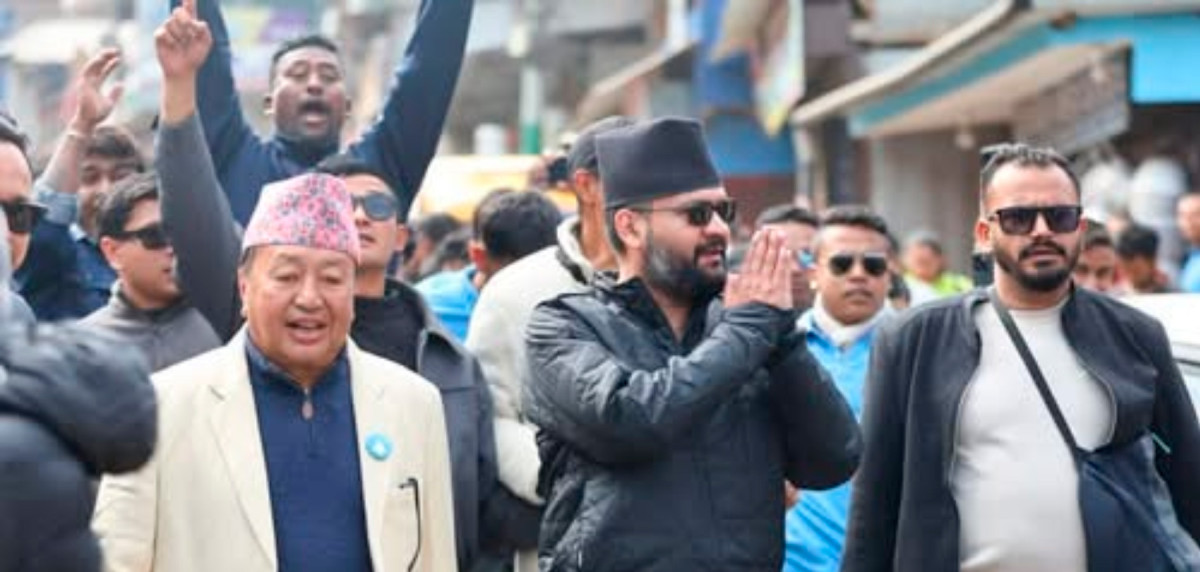 चुनावी दौडधुपमा व्यस्त बालेन, इलामपछि पाँचथर पुगे