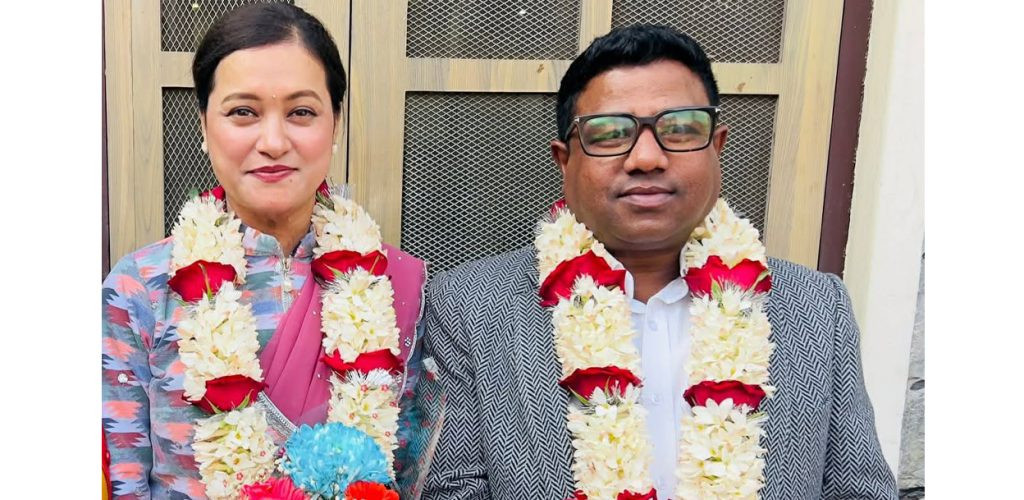 सन्तोष परियारले गरे विवाह