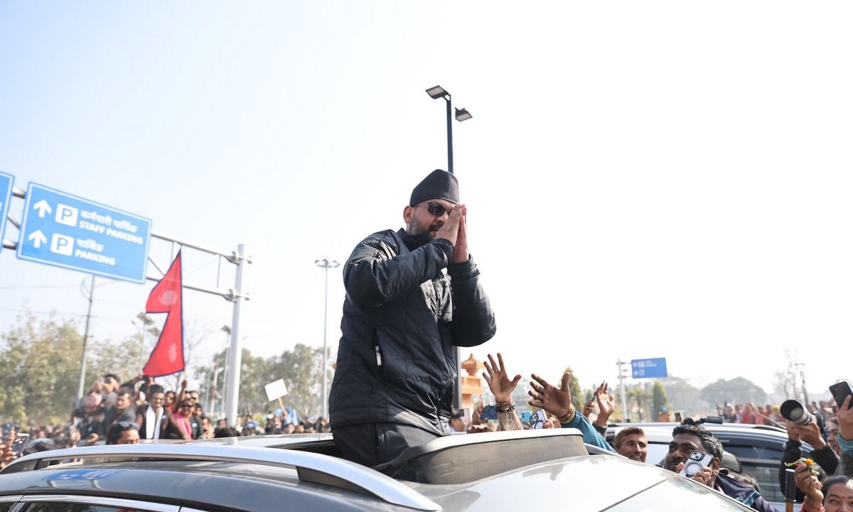 नेपालगञ्ज पुगे बालेन,  तस्बिरहरू