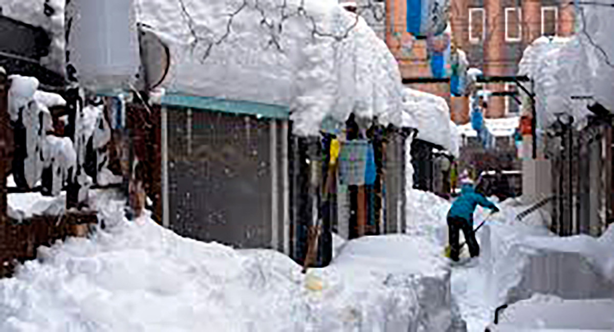 जापानमा लगातार ३ हप्तादेखि भारी हिमपात, ४६ जनाको मृत्यु