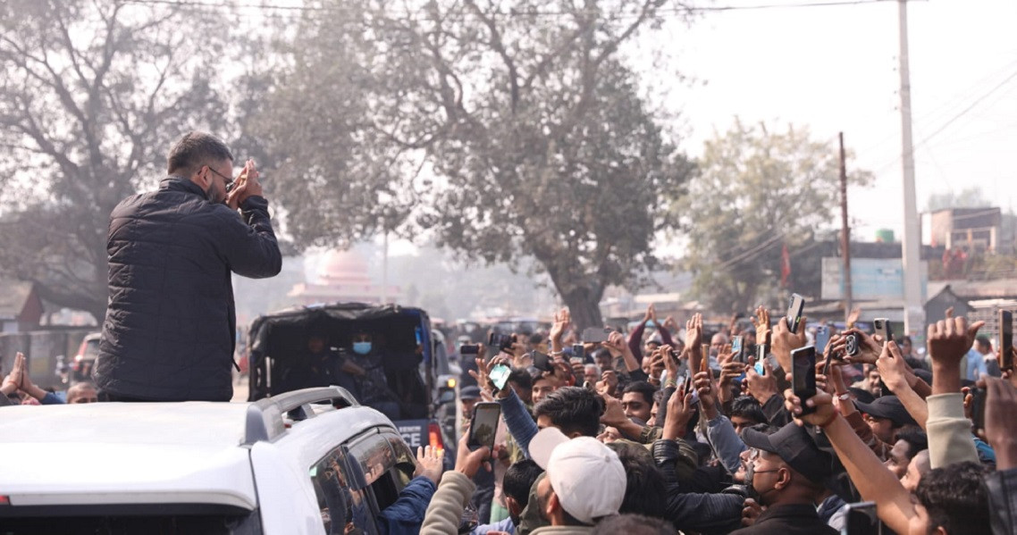 बालेनलाई आफ्नो क्षेत्रमा ल्याएर गगनलाई चुनौती दिने अमरेशको प्रयास असफल