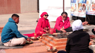 जेनजी सुशासन योद्धा परिवारद्वारा शहीदहरूको सम्झनामा क्षमायाचना पूजा