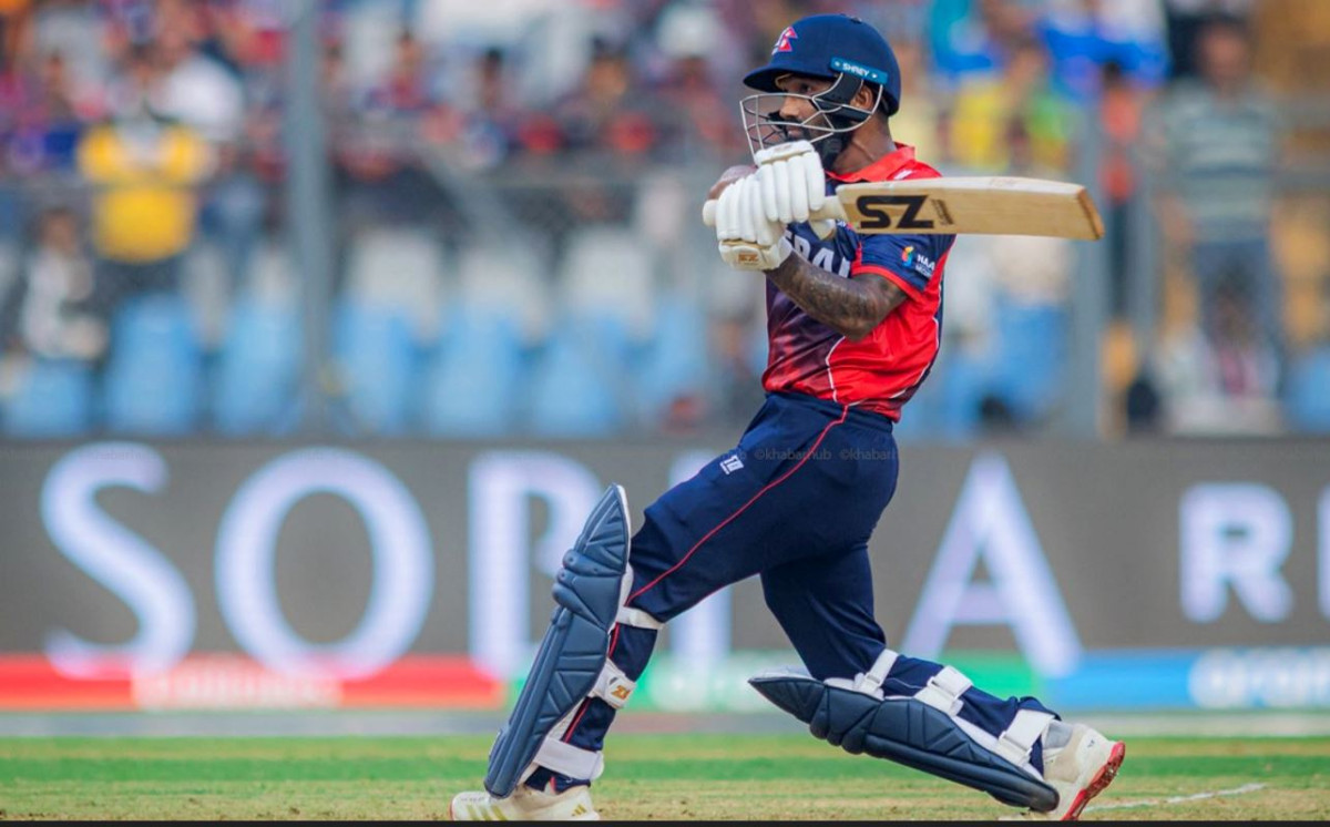 ऐरीको अर्धशतक, नेपालले वेस्ट इन्डिजलाई दियो १३४ रनको लक्ष्य