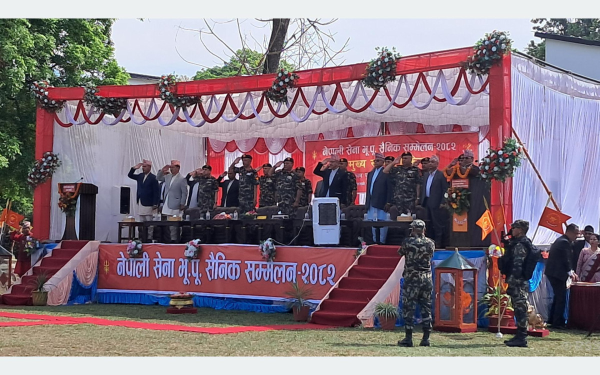 नेपाली सेना सम्मानित संस्थाका रूपमा स्थापित भएको छ : प्रधान सेनापति
