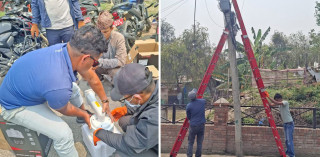 बस्ती खाली गर्ने समय नजिकिँदै गर्दा थापाथलीमा सीसीटीभी जडान, सुरक्षा कडा