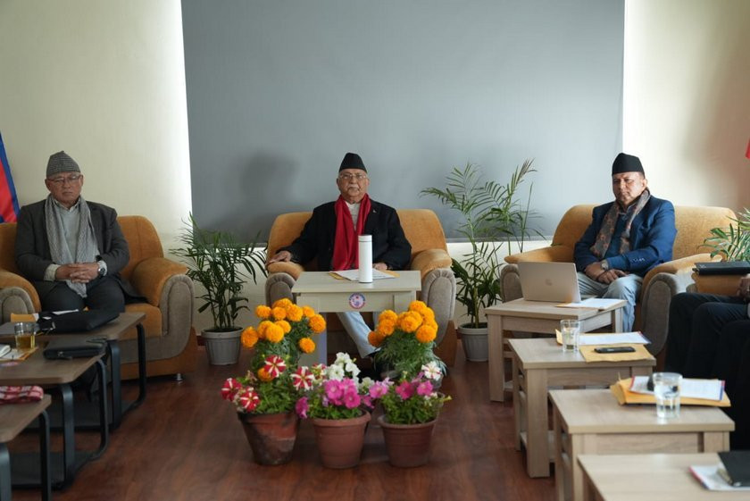 एमाले सचिवालय बैठक आज, कार्यविभाजन मुख्य एजेन्डा