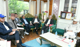 कार्यविभाजनलाई अन्तिम रुप दिन भक्तपुरको गुण्डुमा एमाले सचिवालय बैठक सुरु