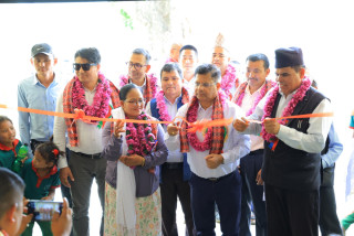 सिद्धार्थ बैंकद्वारा भूकम्प प्रभावित विद्यालयको भवन पुनर्निर्माण गरी हस्तान्तरण