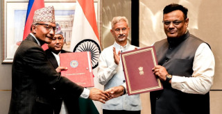 परराष्ट्रमन्त्री खनाल र भारतीय जयशंकरबीच तीनबुँदे घोषणा