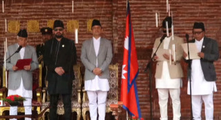 नवनियुक्त दुई मन्त्रीले लिए शपथ