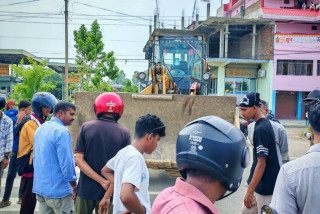 जेसीबीमा मोटरसाइकल ठोक्किँदा एक जनाको मृत्यु