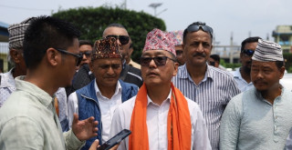 रास्वपाको उद्घाटन समारोहमा सहभागी हुन चितवन पुगे राप्रपा अध्यक्ष लिङ्देन