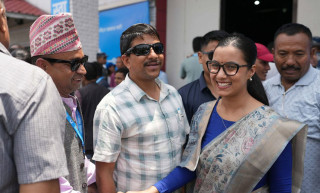 रास्वपा पदाधिकारी उम्मेदवारहरू मत माग्न व्यस्त