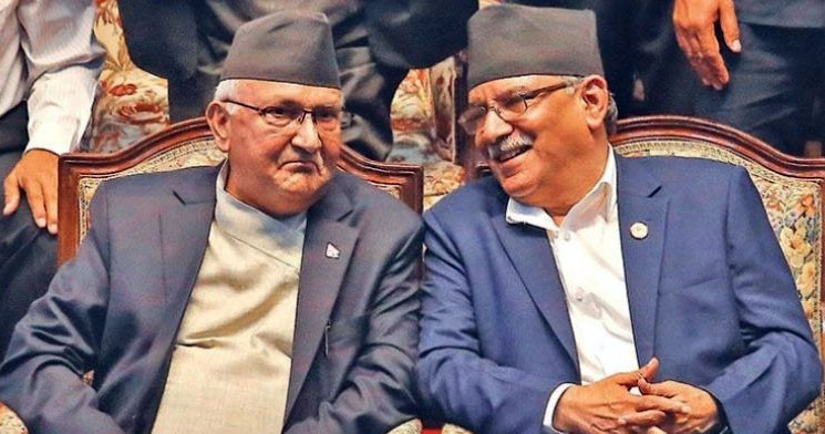 आज ओली–प्रचण्डले एउटै मञ्चबाट सम्बोधन गर्दै