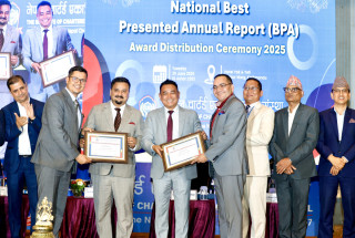 नबिल बैंक लगातार तेस्रो पटक उत्कृष्ट वार्षिक प्रतिवेदन तथा अन्य दुई अवार्डद्वारा सम्मानित