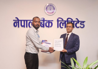 नेपाल बैंक र ओम समाज डेन्टल हस्पिटलबीच छुट सम्बन्धी सम्झौता