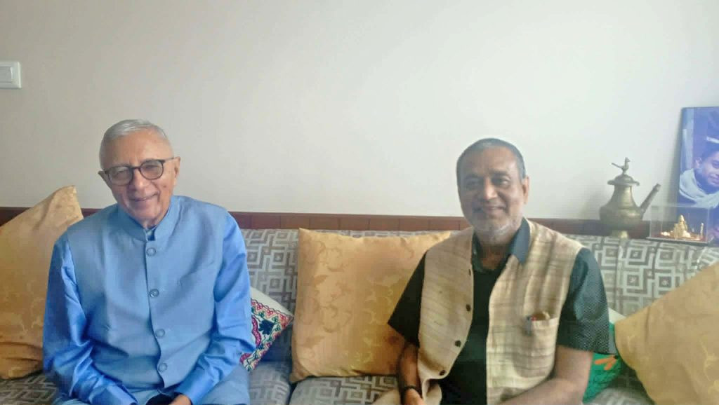 कांग्रेस नेता निधि र कोइरालाबीच भेटवार्ता