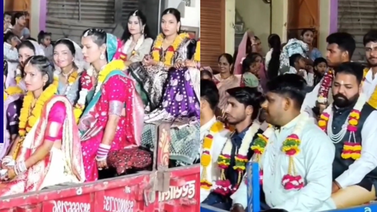 एकैदिन १४ छोराको विवाह, एकै मण्डपमा सजिए १४ भाइ बेहुला !