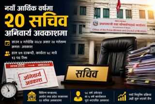 नयाँ आर्थिक वर्षमा २० सचिव अनिवार्य अवकाशमा जाने (सूचीसहित)