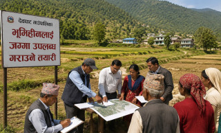देवघाटका भूमिहीनलाई जग्गा उपलब्ध गराउने तयारी