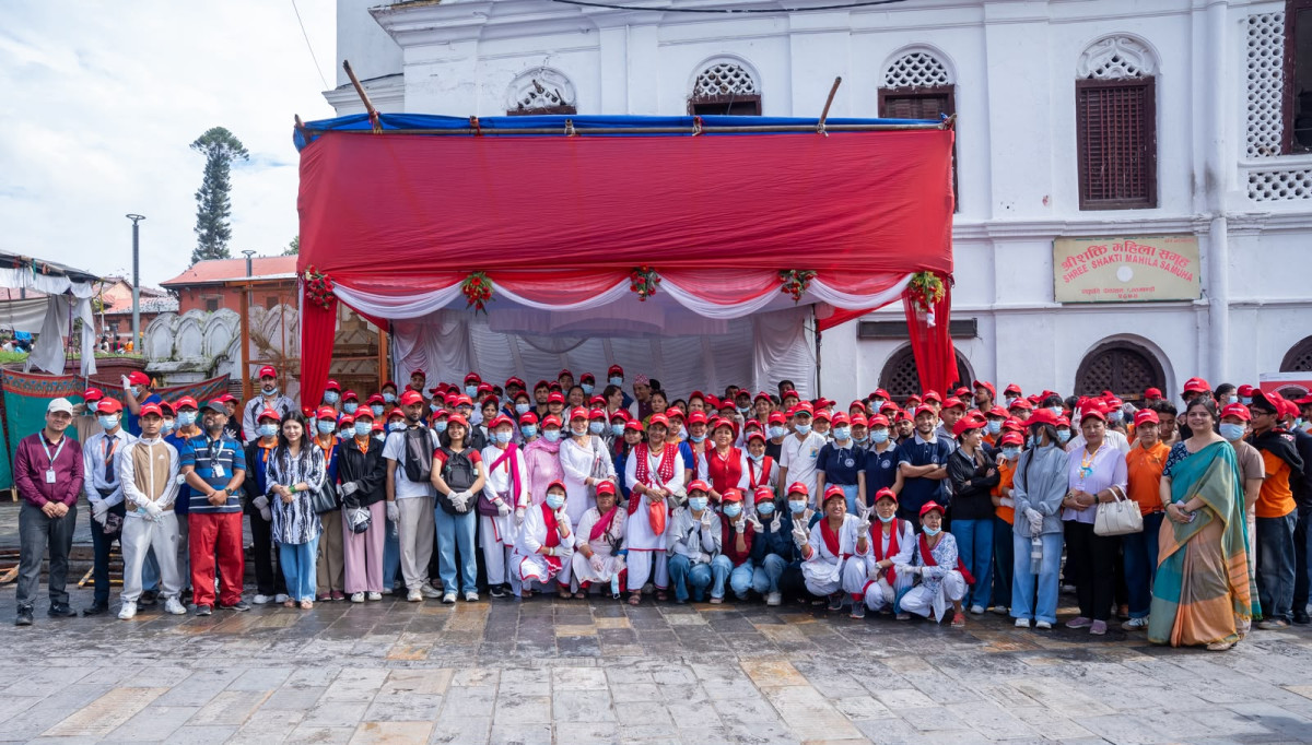 पशुपतिनाथमा ‘सफा गरौँ’ अभियान सम्पन्न, ५०० भन्दा बढी स्वयंसेवक सहभागी