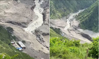 तिब्बतमा थुनिएको तालको ओभरफ्लो रोकियो, उद्धार कार्य पुनः सुरू