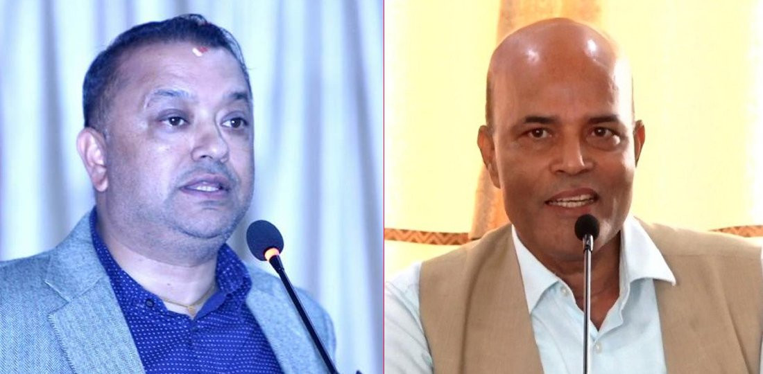 गगनलाई अमरेशको प्रश्न– ‘पार्टीको यो हालत कसले बनायो ? ’