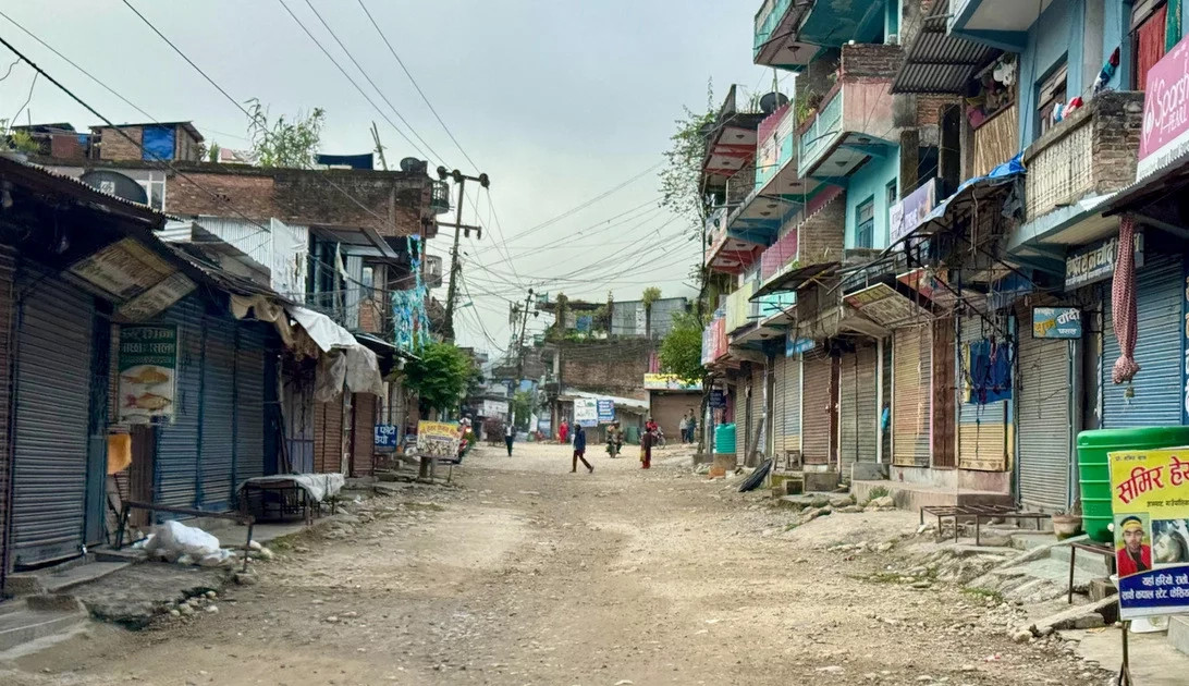 बूढीगण्डकी बाढीको जोखिमपछि गोरखाको आरुघाट बजार खाली गराइयो